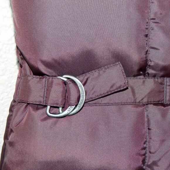 Eddie Bauer Classic Down Vest Women's Dark Purple Size XS Goose Down NWT NEW - Picture 8 of 12